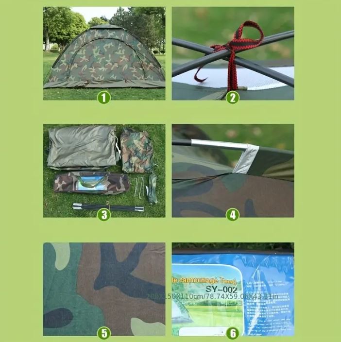 CAMO SIMPLE TENT